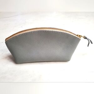 PLG Portland Leather Goods Eclipse Zippered Makeup Pouch Unicorn Color Nimbus